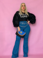 Load image into Gallery Viewer, High Waist Vintage Vibrant Flare Jean
