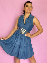 Load image into Gallery Viewer, Denim Short Dress
