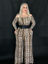 Load image into Gallery Viewer, Snake Skin Print Jumpsuit
