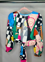 Load image into Gallery Viewer, Graffiti Satin Blouse
