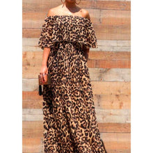 Load image into Gallery Viewer, Leopard Print Maxi Dress
