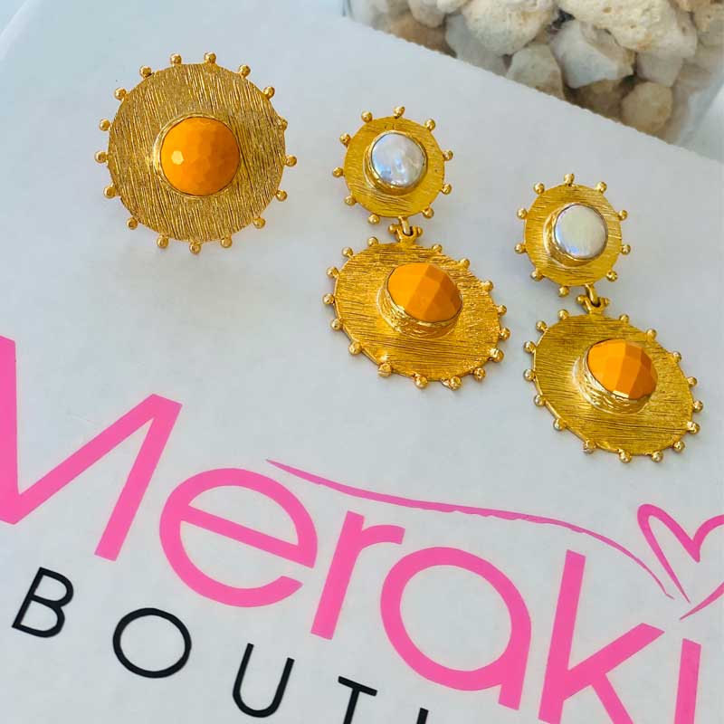 Sun Star Ring & Earrings Set